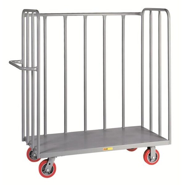 3-Sided Bulk Trucks, 48" Interior Height, 3600 lbs Capacity, 6" Poly